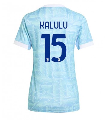 Juventus Pierre Kalulu #15 Udebanetrøje Dame 2025-26 Kort ærmer